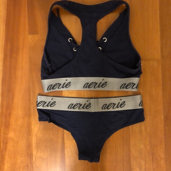 Aerie Dark Blue Thick Banded Set - Picture 2 of 4